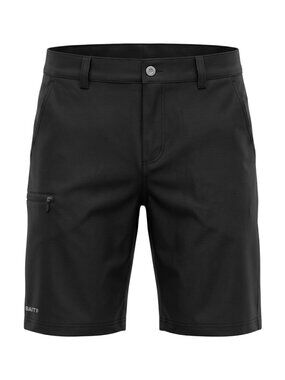 Silver Bait Mens Black Outdoor Stretch Shorts Size 36 With Zipper Pocket